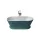 Heritage szabadonálló kád_80x170_Turquesa Metallic/Blanco Mate