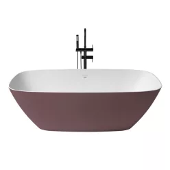 Arenal szabadonálló kád_72x150_Rosa Metallic/Blanco Mate