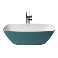   Arenal szabadonálló kád_72x150_Turquesa Metallic/Blanco Mate