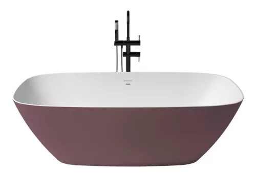 Arenal szabadonálló kád_72x170_Rosa Metallic/Blanco Mate