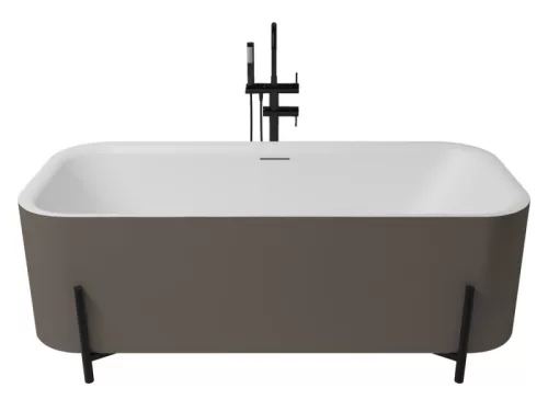 Aura szabadonálló kád_75x170_Moka/Blanco Mate