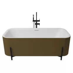   Aura szabadonálló kád_75x170_Oro Viejo Metallic/Blanco Mate