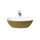 Como szabadonálló kád_80x170_Oro Metallic/Blanco Brillo