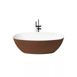 Como szabadonálló kád_80x170_Cobre Metallic/Blanco Mate