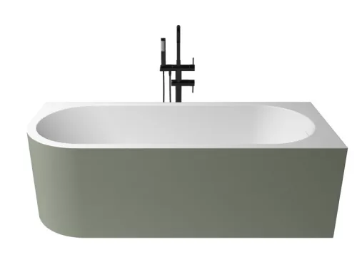 Corner jobbos kád_70x170_Sage/Blanco Mate