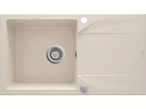 Evora gránit mosogató_beige_1 medence+csepegtető