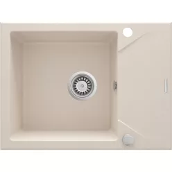Evora gránit mosogató_beige_1 medence+rövid csepegtető