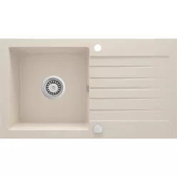 Zorba gránit mosogató_beige _1 medence+csepegtető