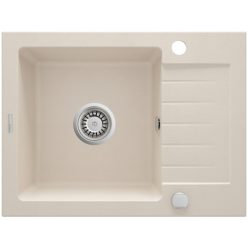 Zorba gránit mosogató_beige_1 medence+rövid csepegtető
