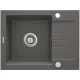 Zorba gránit mosogató_antracit_1 medence+rövid csepegtető