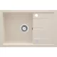 Leda gránit mosogató_beige_1 medence+csepegtető