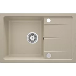 Leda gránit mosogató_sand_1 medence+csepegtető