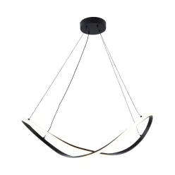   ZUMA LINE 19600P-BK ERDA Modern Led Függesztett Lámpa Fekete LED IP20