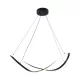 ZUMA LINE 19600P-BK ERDA Modern Led Függesztett Lámpa Fekete LED IP20