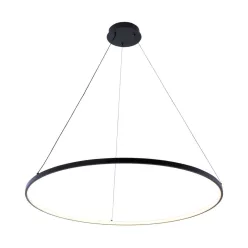   ZUMA LINE 2023201-BK80 BRENO Modern Led Függesztett Lámpa Fekete LED IP20