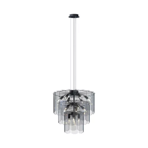 ZUMA LINE MD3523-14L-EBCN NIRA Glamour Függesztett Lámpa Fekete E14 IP20