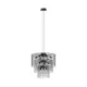 ZUMA LINE MD3523-14L-EBCN NIRA Glamour Függesztett Lámpa Fekete E14 IP20