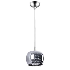  ZUMA LINE P0076-01A-F4FZ CRYSTAL Modern Függesztett Lámpa Króm G9 IP20