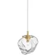 ZUMA LINE P0488-01F-U8AC ROCK Glamour Függesztett Lámpa Átlátszó, Arany G9 IP20