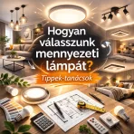Hogyan válasszunk mennyezeti lámpát?