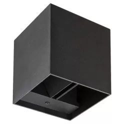   RÁBALUX 7396 SOLIN Modern Kültéri Fali Lámpa Matt Fekete G9 IP44