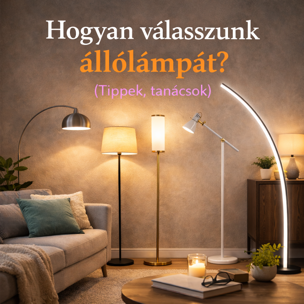 Hogyan válasszunk állólámpát? (Tippek-tanácsok)