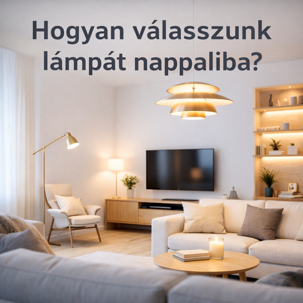 Hogyan válasszunk lámpát nappaliba? (Tippek-tanácsok)