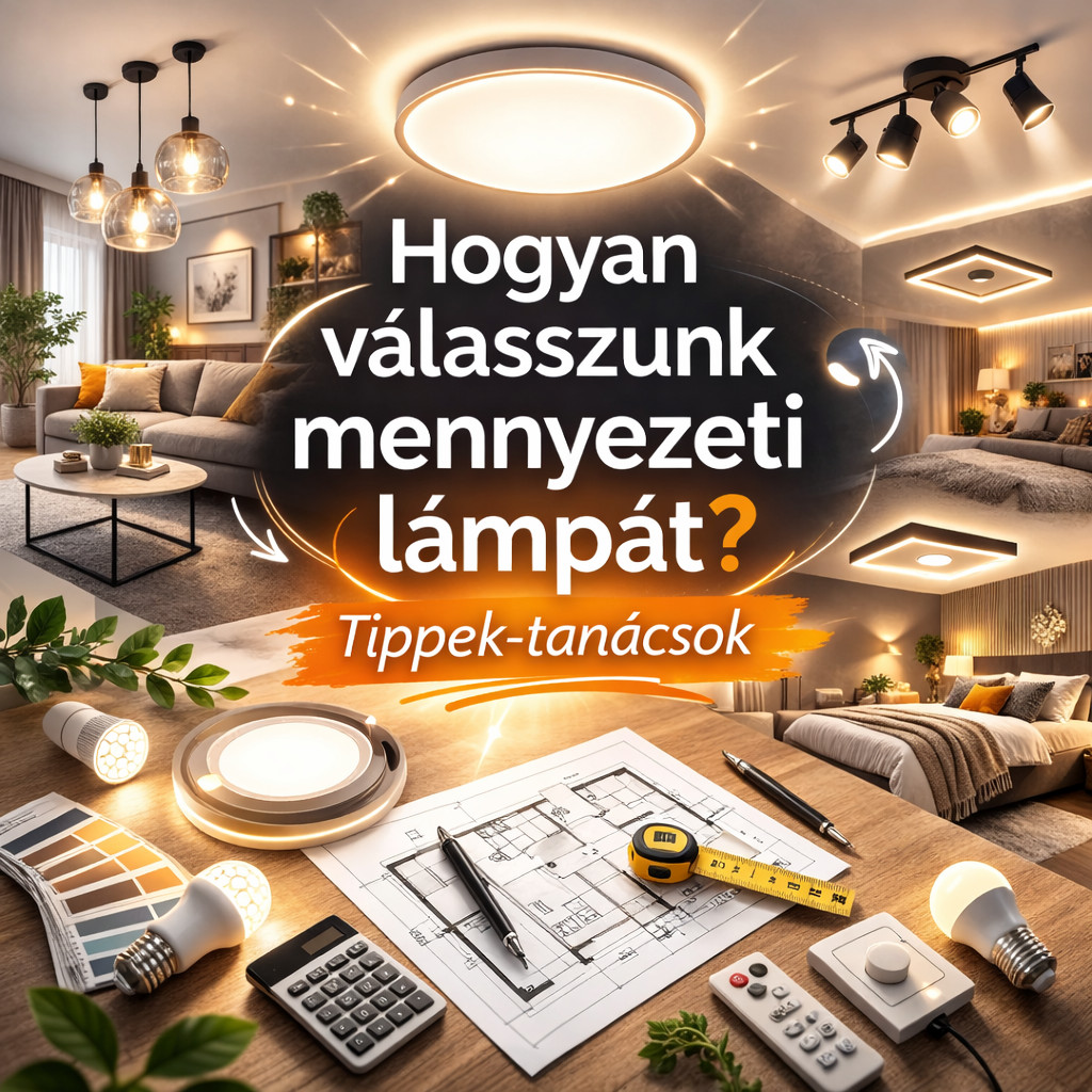 Hogyan válasszunk mennyezeti lámpát? – Szakértői útmutató